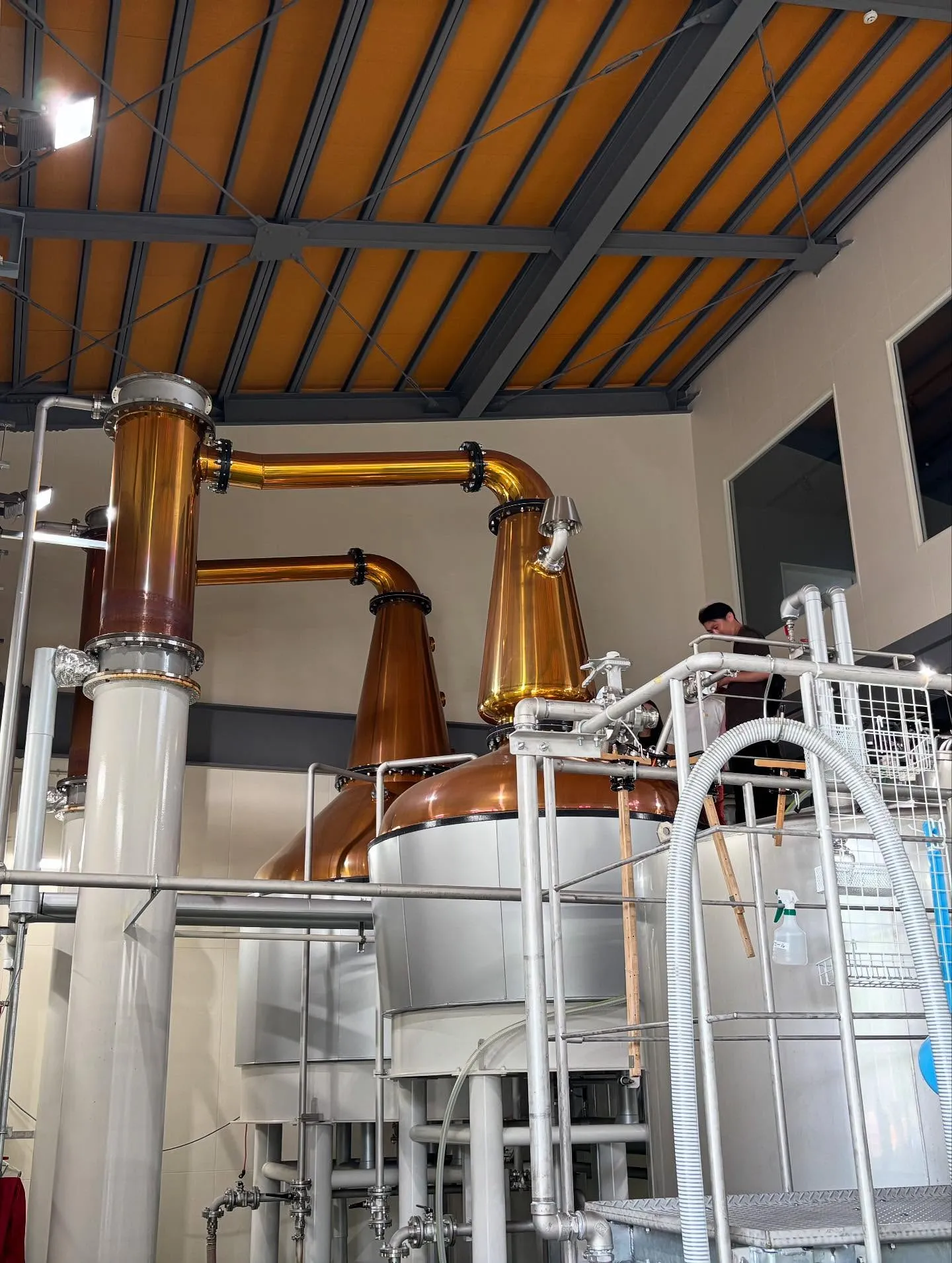 先日の新道蒸溜所。